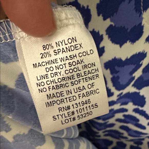 Jude Connally Vibrant Blue and White Leopard Patterned Dress • MeeeWOW • NWOT - Picture 9 of 9